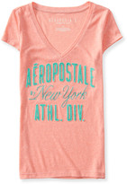 Thumbnail for your product : Aeropostale Neon V-Neck Graphic T