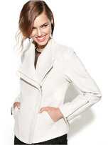 Thumbnail for your product : Kensie Asymmetrical Wool-Blend Coat
