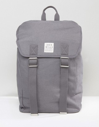 Jack Wills Coleridge Tracker Backpack Charcoal