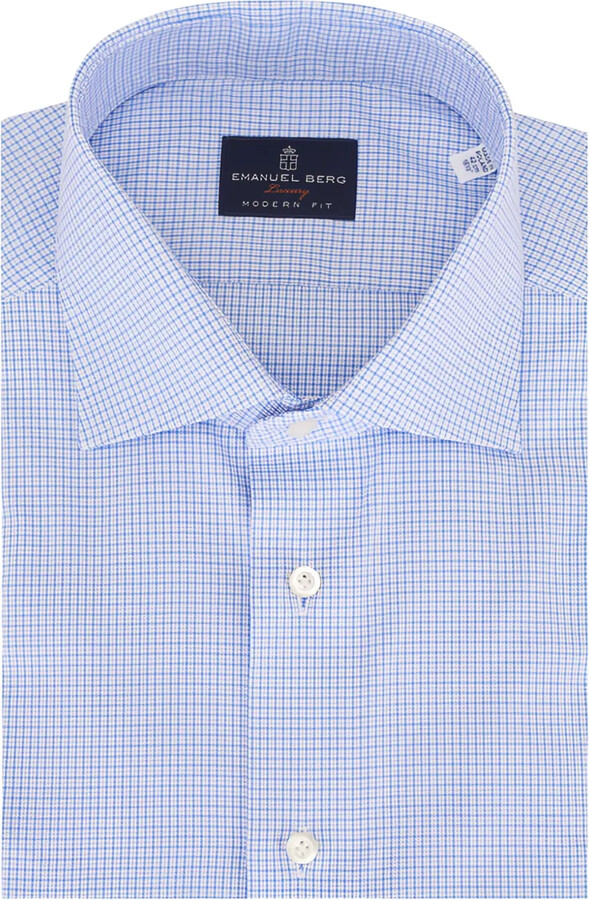 Emanuel Berg Checked Cotton Shirt