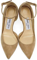 Thumbnail for your product : Jimmy Choo Beige Suede Lucy Heels