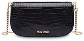 Thumbnail for your product : Miu Miu Crocodile Effect Mini Bag