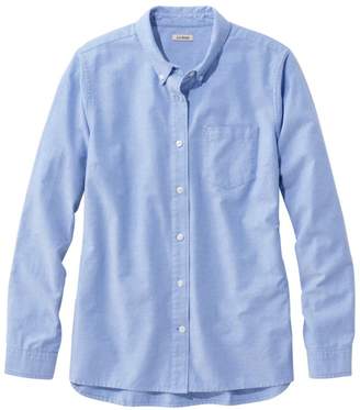 L.L. Bean Organic Cotton Button-Front Shirt, Long-Sleeve