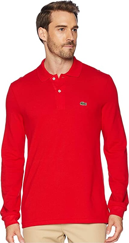 Lacoste Men's Red Polos | Shop The Largest Collection | ShopStyle