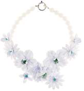Isabel Marant Collier de perles fantaisie orné de fleurs