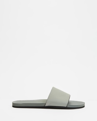 Indosole - Women's Grey Flat Sandals - ESSENTLS Slides - Women's - Size 4/5 at The Iconic