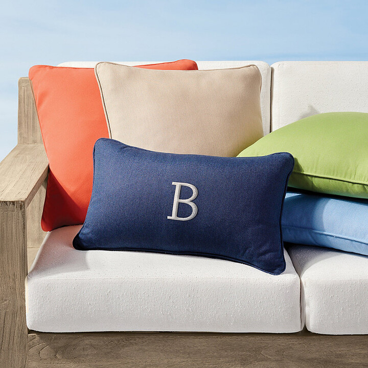 Frontgate Solid Indoor/Outdoor Pillow