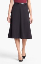 Thumbnail for your product : Jones New York 'Isabel' Ponte Boot Skirt with Belt
