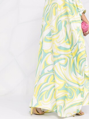 Emilio Pucci Nuages-print kaftan dress