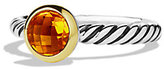 Thumbnail for your product : David Yurman Color Classics Ring with Citrine and Gold