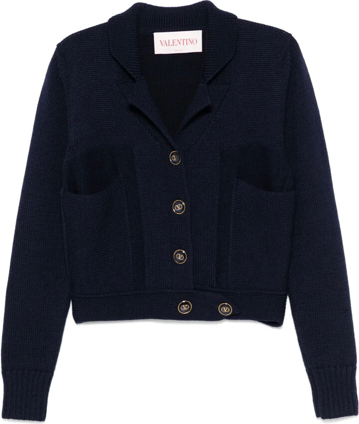 Shawl Collar Button Front Sweater ShopStyle