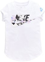 Thumbnail for your product : Nike Younger Girls Tokyo Floral Futura Short Sleeve Tee - White