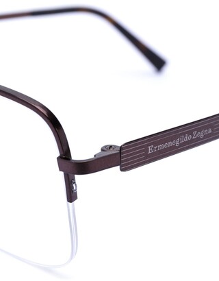 Ermenegildo Zegna Half-Frame Optical Glasses