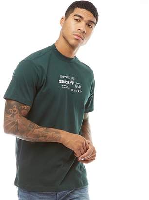 adidas x Alexander Wang Mens Graphic T-Shirt Green Night