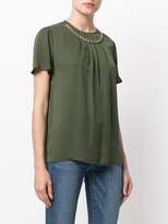 Thumbnail for your product : MICHAEL Michael Kors chain detail short-sleeved blouse