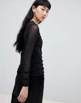 Thumbnail for your product : B.young Spotty Sheer Blouse