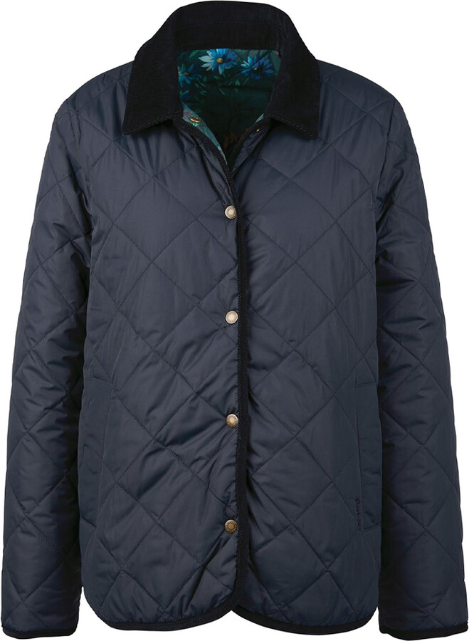 BARBOUR X HOUSE OF HACKNEY Foxley reversible quilt jacket NAVY - ShopStyle