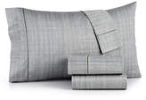 Thumbnail for your product : Hotel Collection CLOSEOUT! Modern Grid Cotton 525-Thread Count 4-Pc. Queen Sheet Set, Created for Macy's