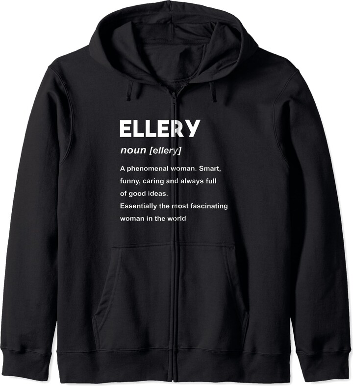 Ellery Name Shirts & Gifts Ellery Name Zip Hoodie