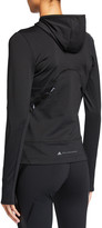 Thumbnail for your product : adidas by Stella McCartney Truepurpose Hooded Long-Sleeve Athletic Pullover