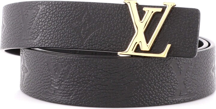 Louis Vuitton Initiales Reversible Belt Monogram Empreinte Leather