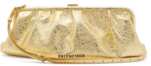 balenciaga bag gold