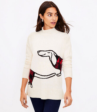 LOFT Buffalo Plaid Dog Sweater