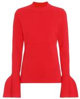 Diane von Furstenberg Flutter Sleeve sweater