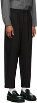 Thumbnail for your product : Marni Black Tropical Virgin Wool Cropped Trousers