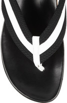 Thumbnail for your product : Marni Patent-leather and piqué platform sandals