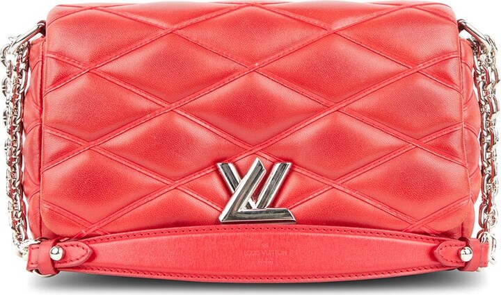 Louis Vuitton Red Leather Go-14 Mini (Authentic Pre-Owned) - ShopStyle  Shoulder Bags