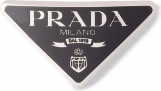 Prada Triangle-Logo Hair Clip - ShopStyle