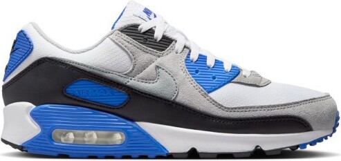 Men's Nike Air Max 90 Sneakers 11.5 Regular White/Particle Grey/Lt Smoke Grey/Black