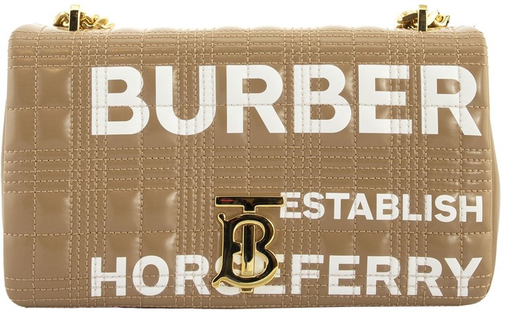 small horseferry print quilted lola bag