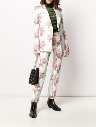 Paco Rabanne Floral-Print Trousers