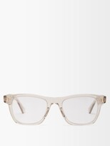 Thumbnail for your product : Bottega Eyewear - Square Acetate And Metal Glasses - Beige