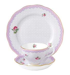 Royal Albert Candy Collection 3Pc Set Love Lilac