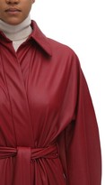 Thumbnail for your product : LIYA Faux Leather Trench Coat