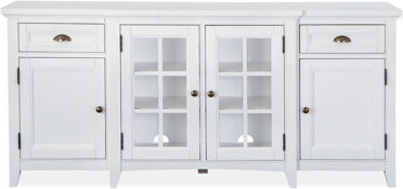 Lark Manor Arnecia Solid Wood TV Stand for TVs up to 78\
