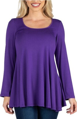 Solid Color Tunic Tops | ShopStyle