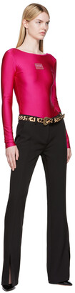 Versace Jeans Couture Tan & Black Couture1 Print Belt