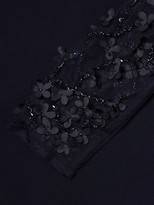 Thumbnail for your product : Teri Jon by Rickie Freeman Illusion-Sleeve Sheath Dress