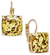 Thumbnail for your product : Kate Spade Gold-Tone Glitter Drop Earrings