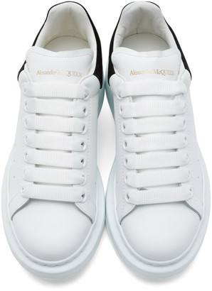 Alexander McQueen White and Black Oversized Sneakers