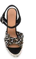 Thumbnail for your product : Castaner leopard wedge sandals