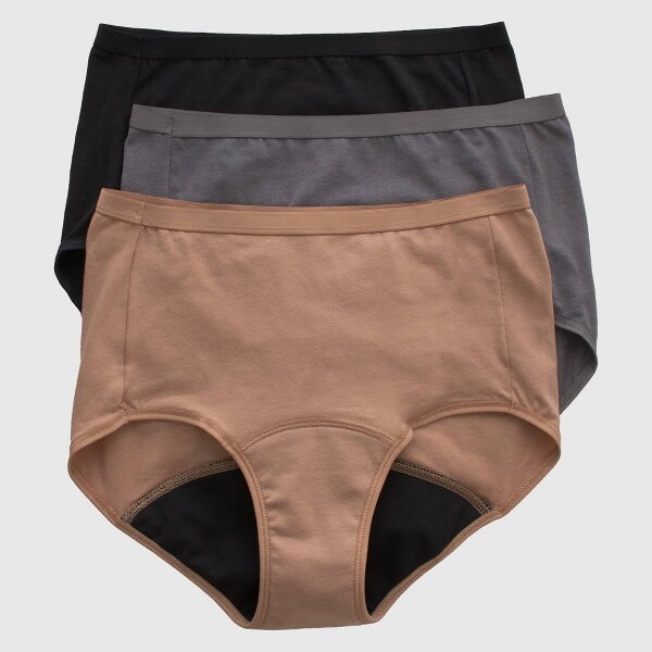 Hanes Womens Organic Cotton Panties Pack, Comfortsort Underwear, 6