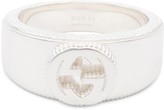 Thumbnail for your product : Gucci Interlocking-G sterling silver ring