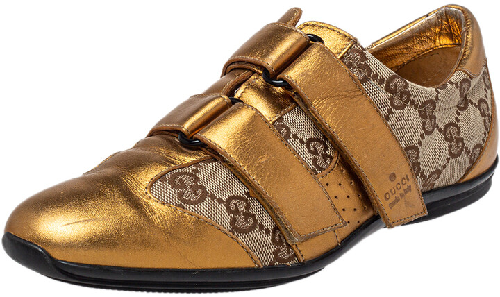 Gucci Gold Athletic Shoes for Women for sale