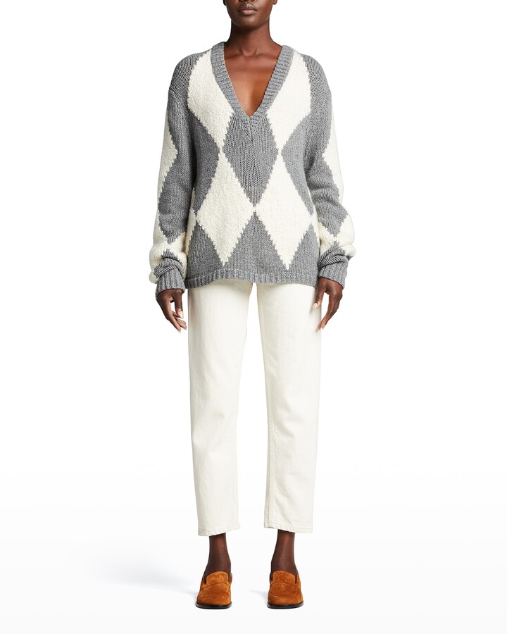 patterned cashmere sweaters
