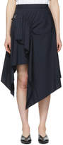 Thumbnail for your product : 3.1 Phillip Lim Navy Pinstripe Tailored Handkerchief Skirt